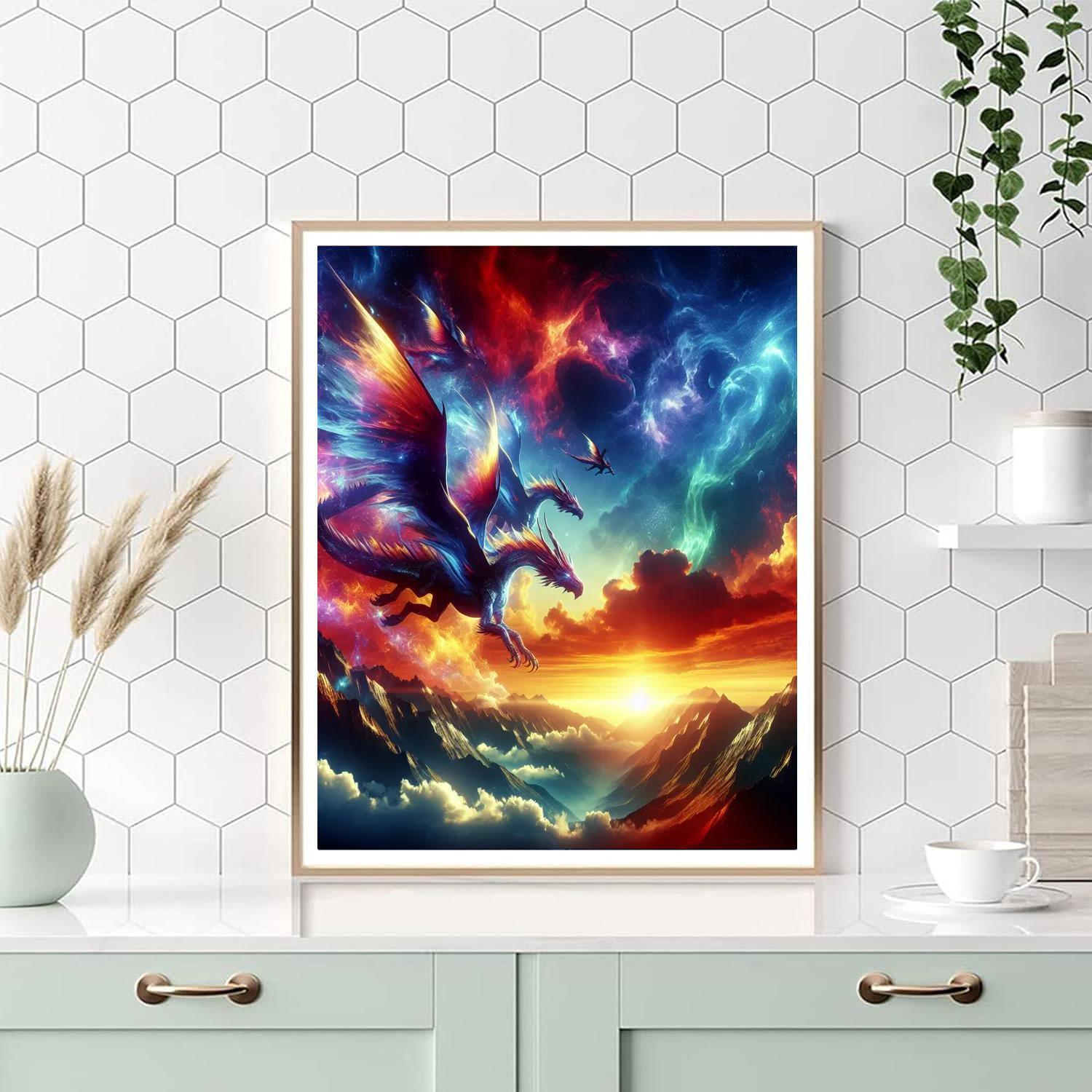Mystic Dragon Adventure Numbered Painting Kits