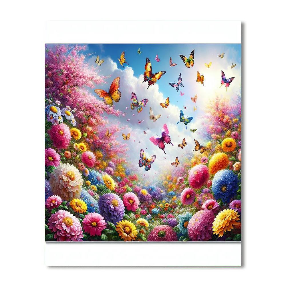 Lively Spring Awakening Painting Number Kit