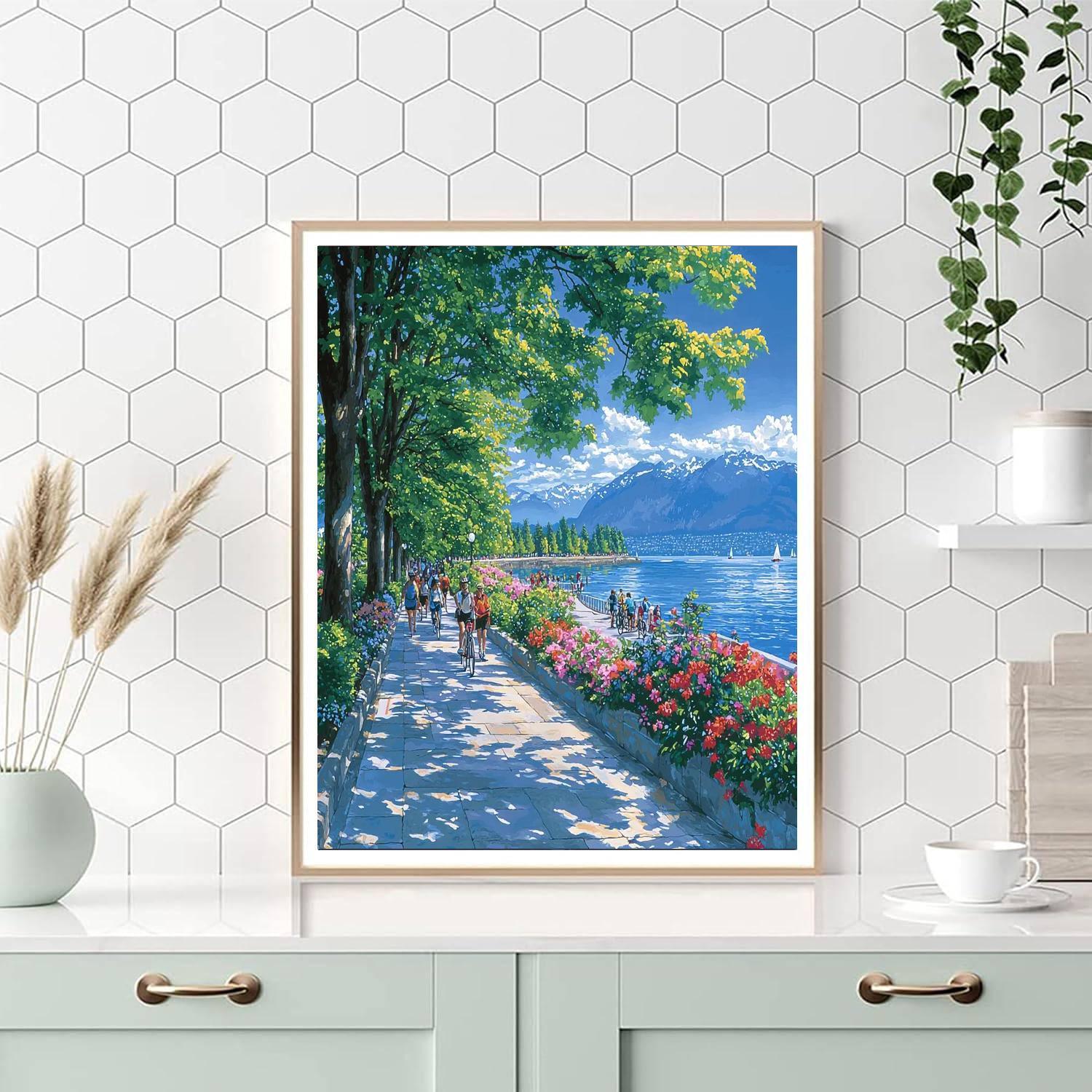 Vancouver Seawall - Canada Numbered Painting Kits