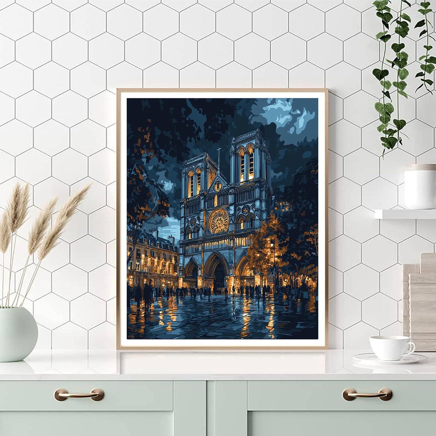 John Piper Inspired Gothic Majesty  Painting By Numbers Kit