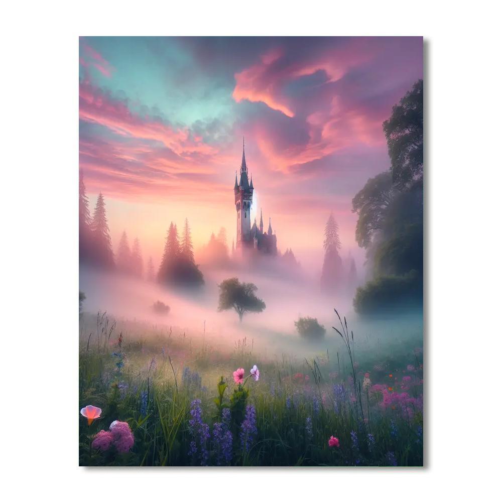 Rapunzel's Tower Dreamscape Numbered Painting Kits