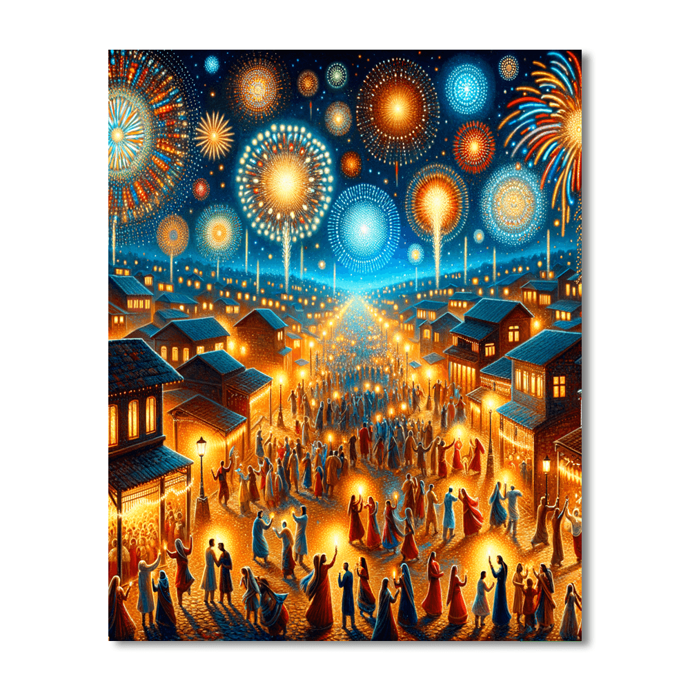 Diwali Festival Of Lights Paint By Number