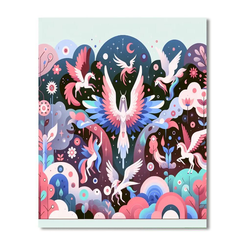 Fabulous Fairy Kingdom Number Painting