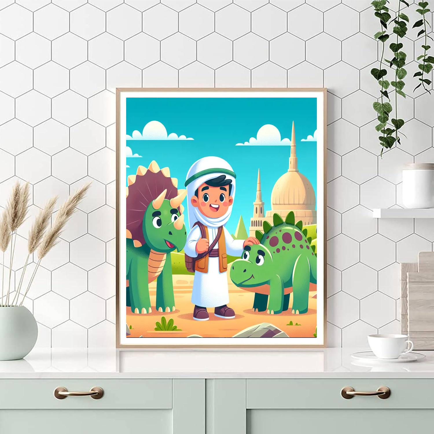 Dinosaur World Expedition Number PaintingDinosaur World Expedition - DIY Painting By Numbers Kit - Image 5