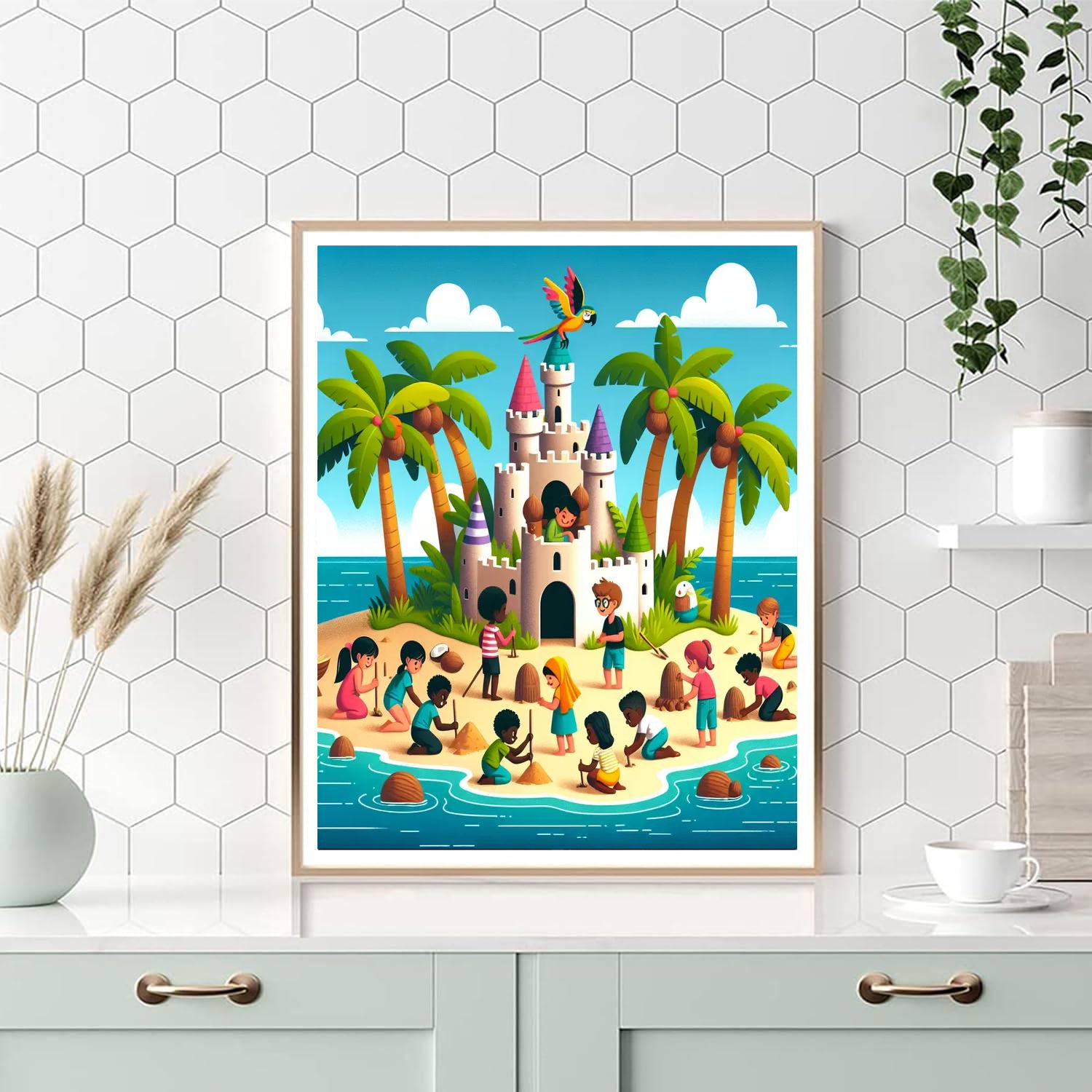 Island Castaways Paint By Numbers Art