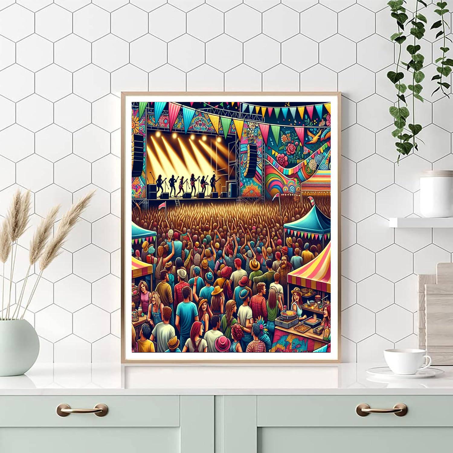 Fête Du Bruit - France DIY Paint By Numbers