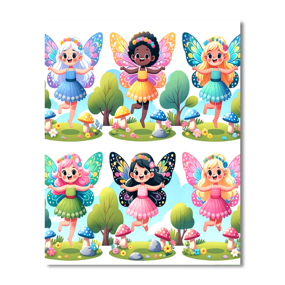 Magical Fairy Land Painting By Numbers Kit