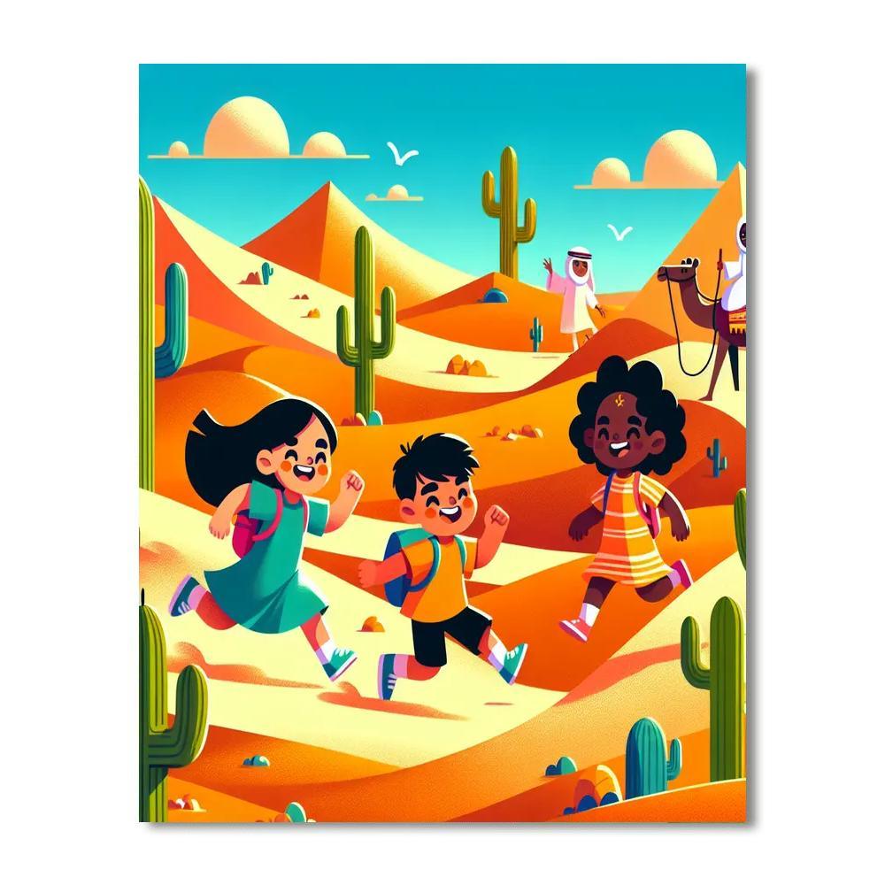 Dazzling Desert Adventure Paint By Numbers Kits