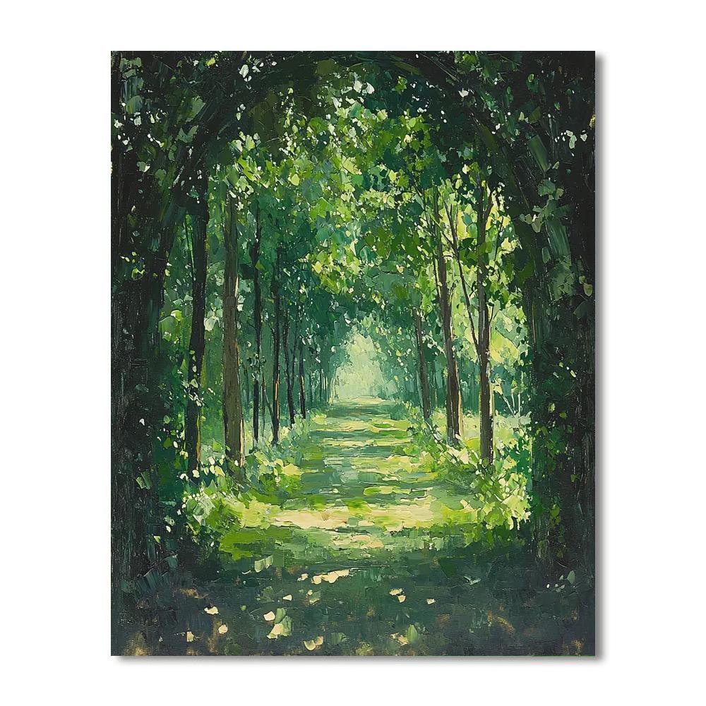 Caravaggio Inspired Shadows Of The Forest  Paint By Color