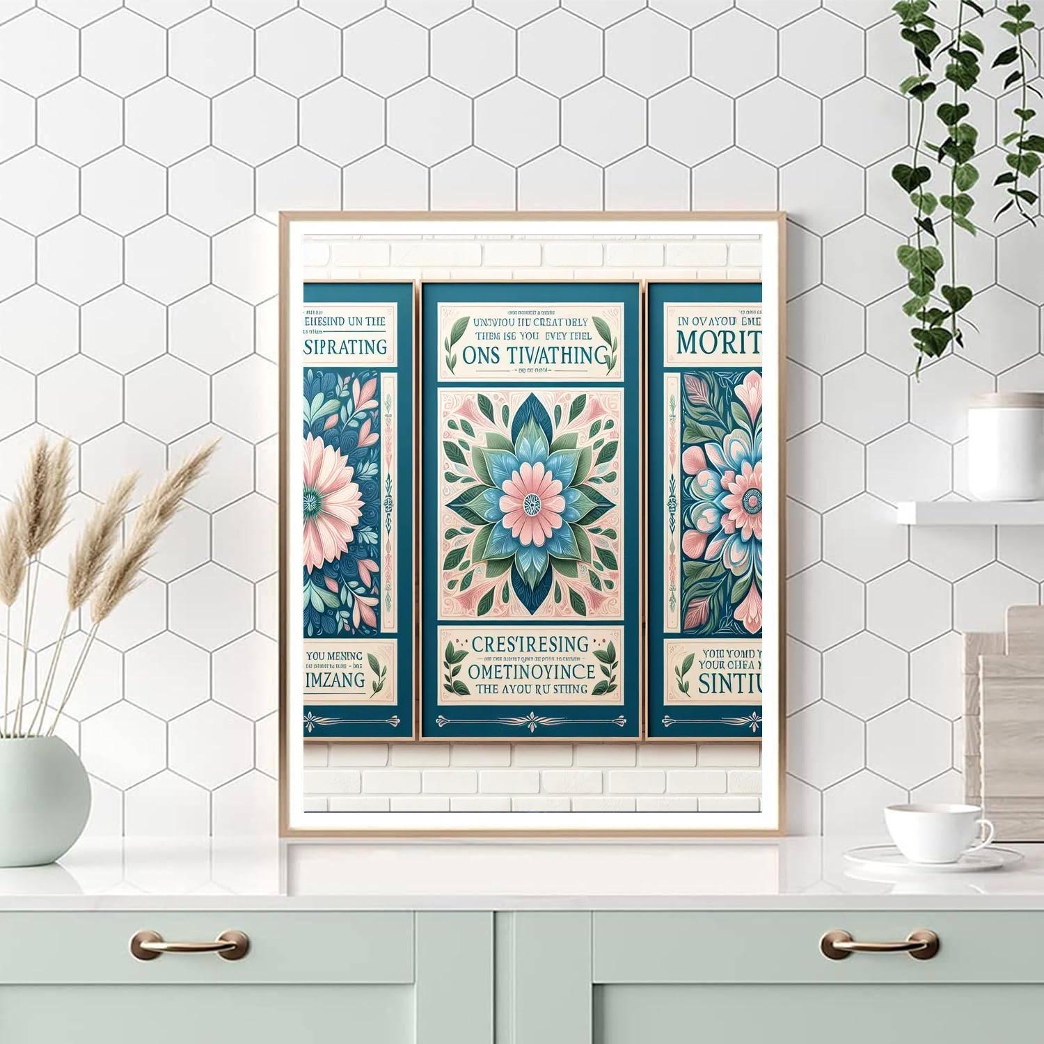 Inspirational Quotes Wall Art Paint By Numbers Kits