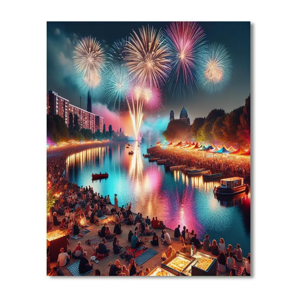 Harbourfront Centre's Celebration Of Lights - Canada Paint By Numbers Kits