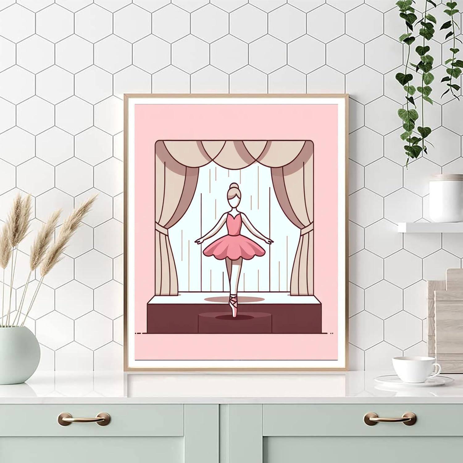 Ballet Dancing Ballerina Paint By Numbers