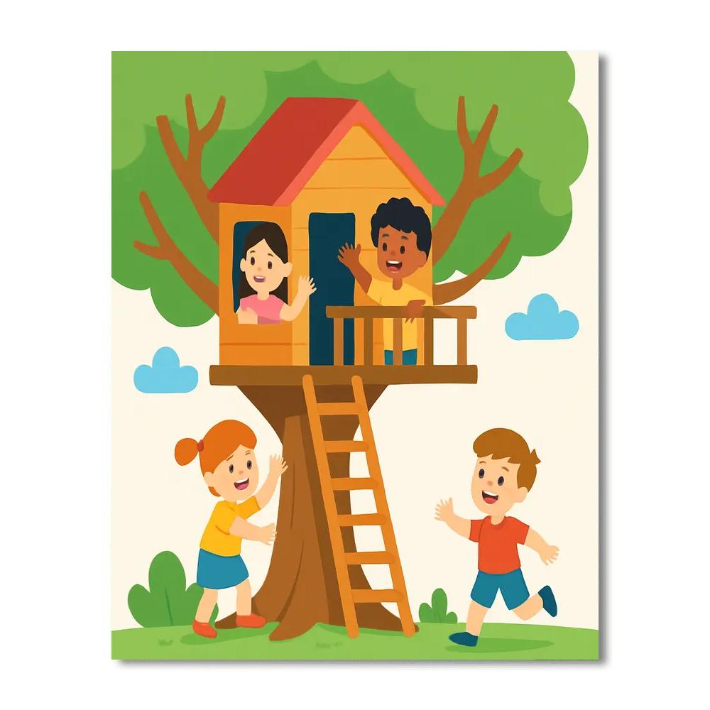 The Treehouse Adventure Paint By Number