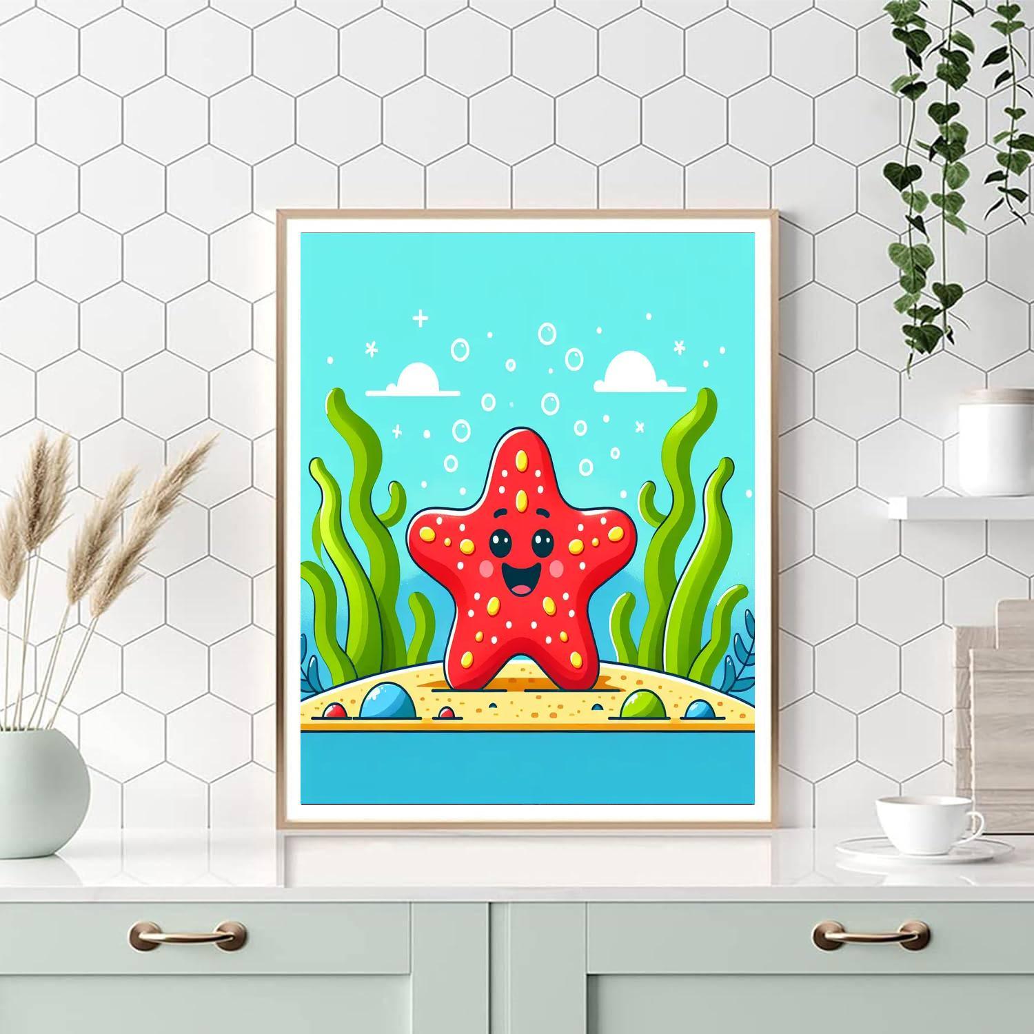 Radiant Starfish Paint By Numbers Kits