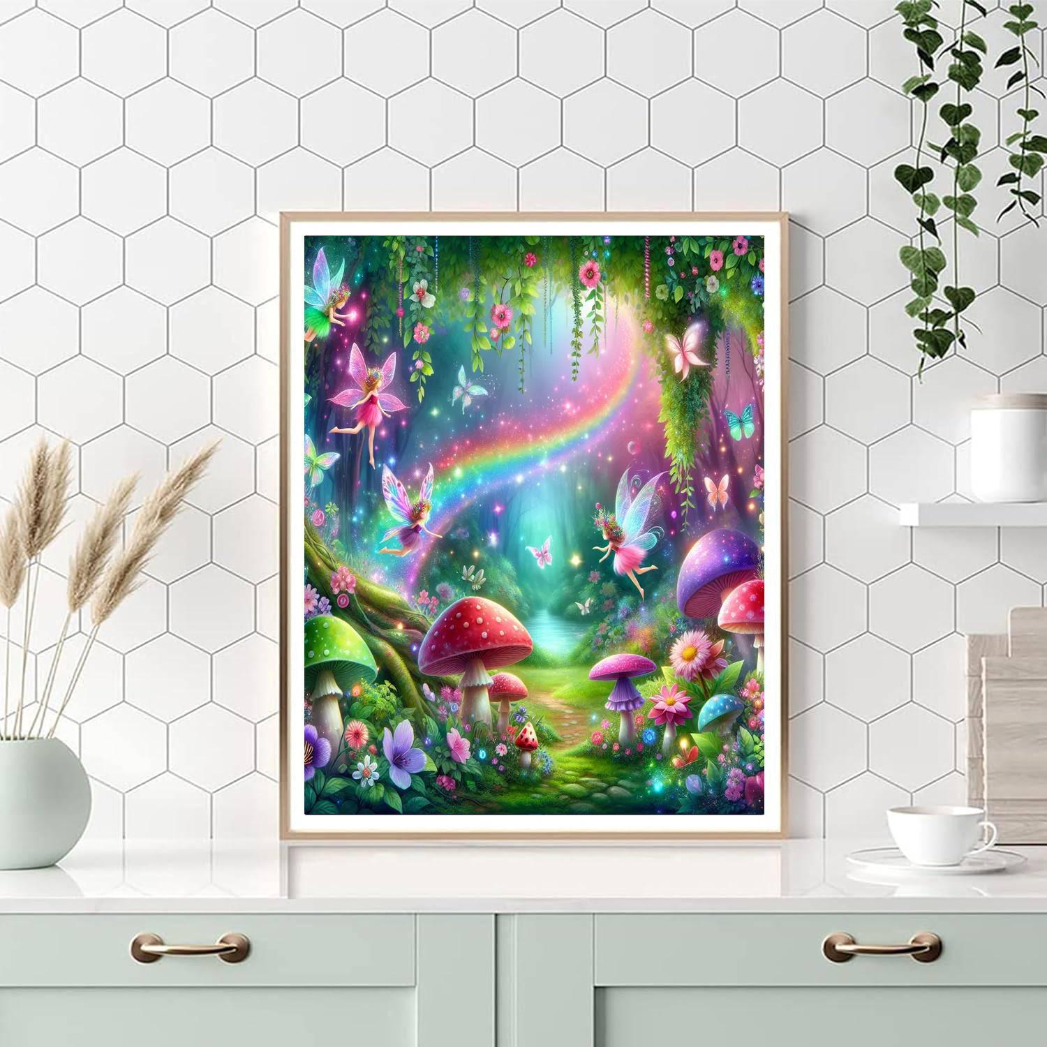 Enchanted Fairyland Dreams Painting Number Kit