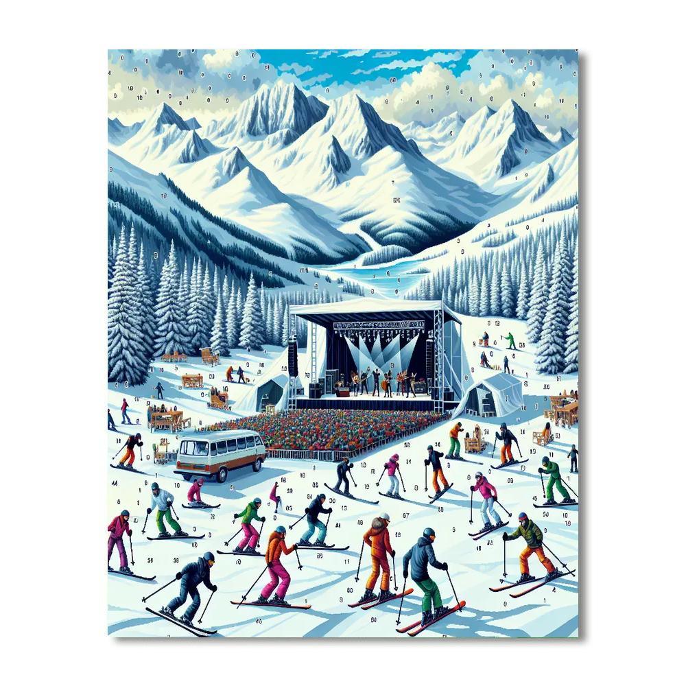 Snowbombing Festival - Mayrhofen Numbered Painting Kits