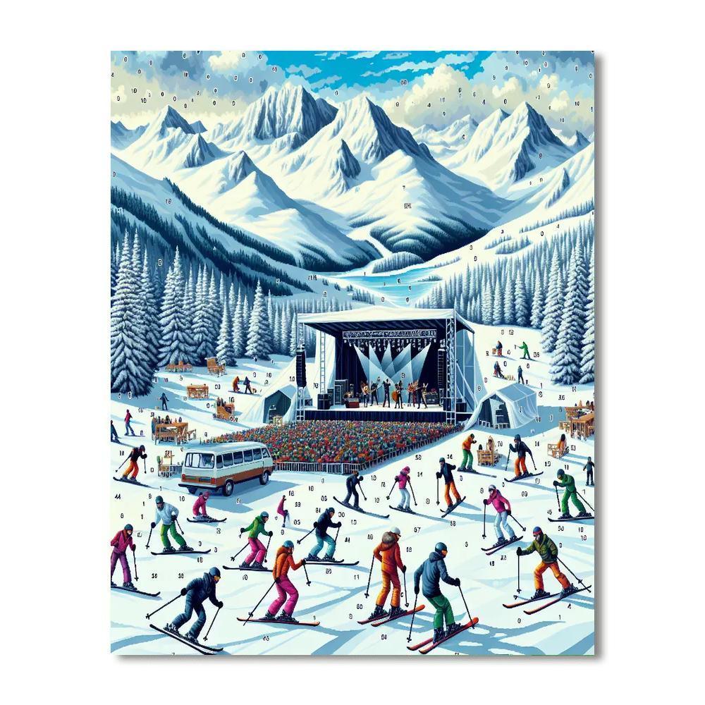 Snowbombing Festival - Mayrhofen Numbered Painting Kits