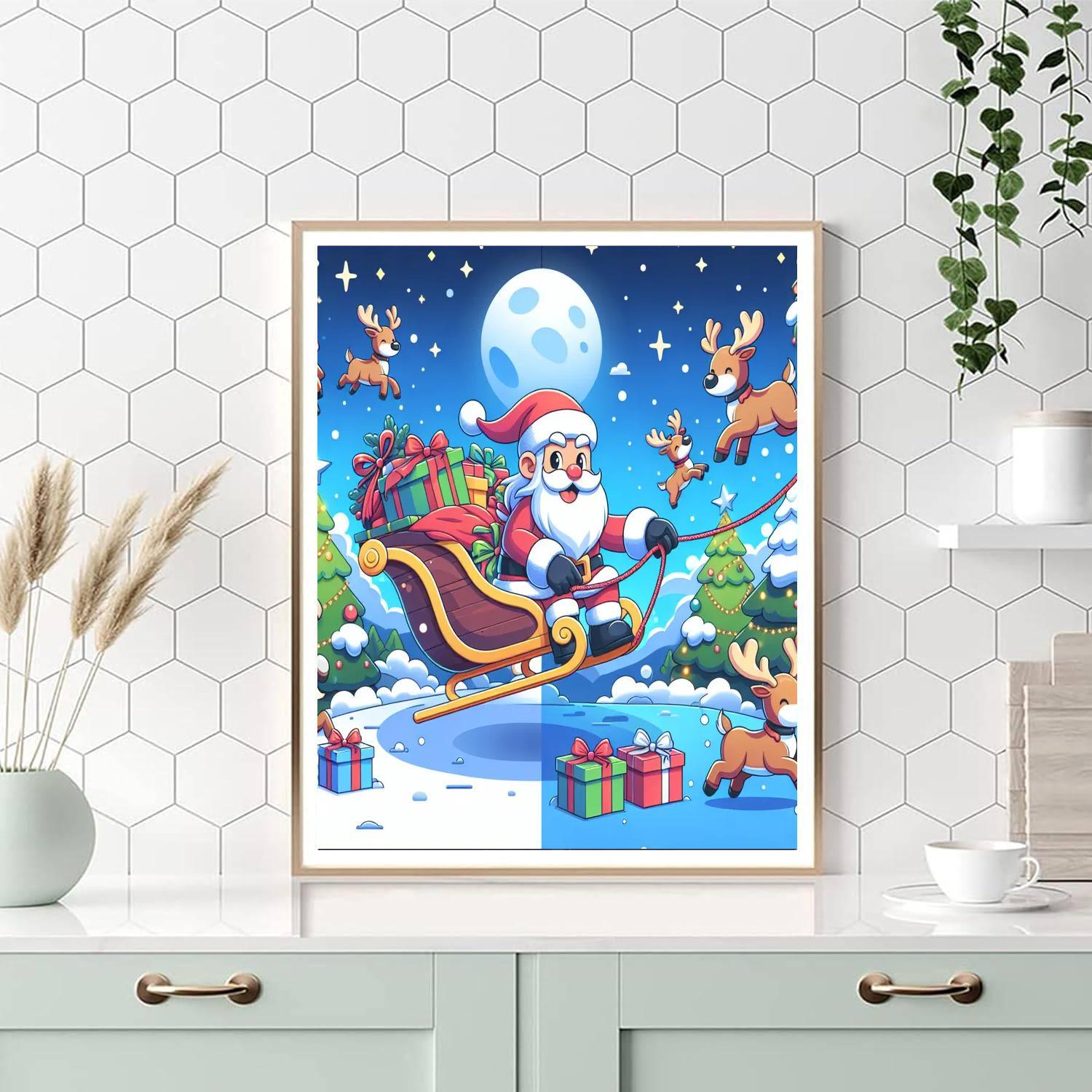 Magical Christmas Adventure Paint By Color