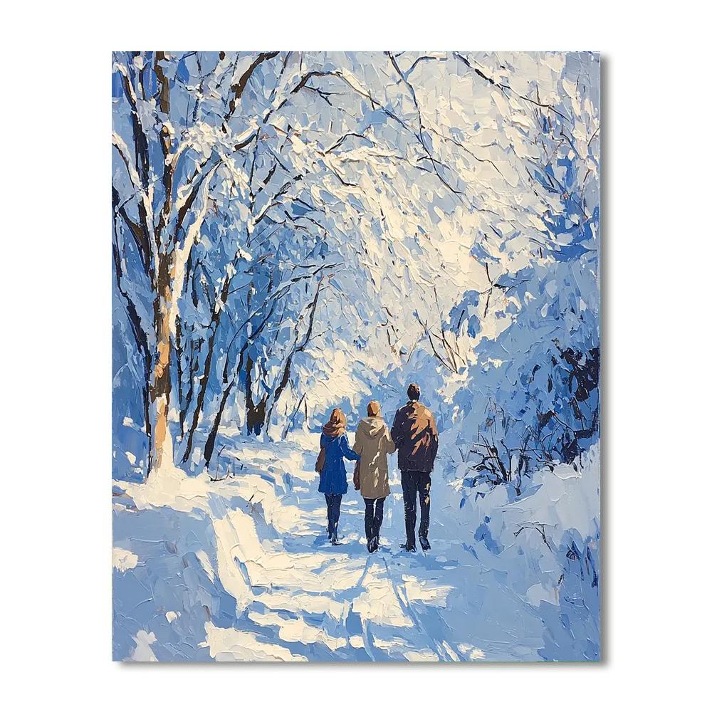 Evergreen Love Number Painting