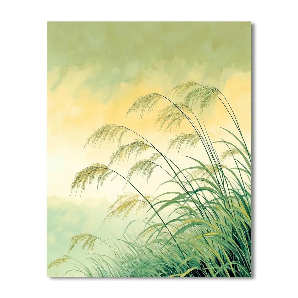 Utagawa Hiroshige Inspired Serenade Of The Breeze  Number Painting