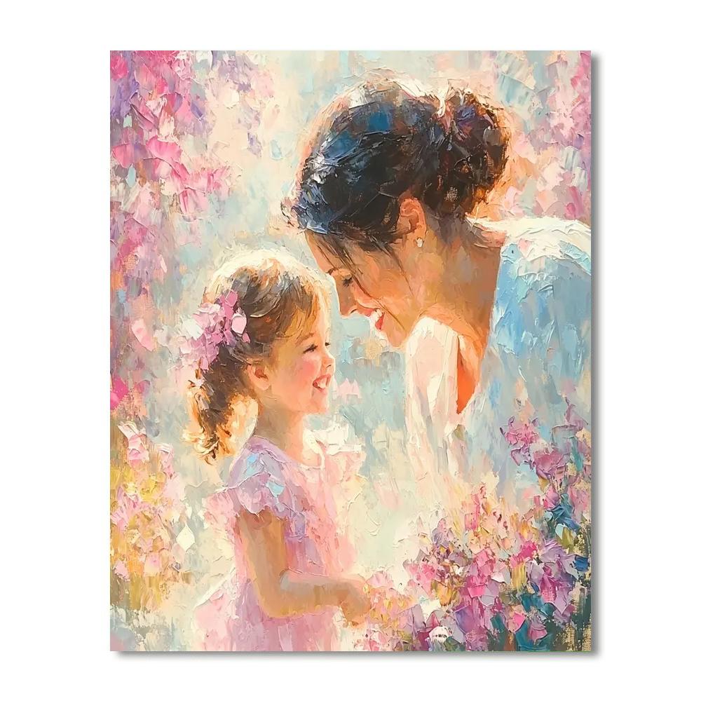 Tender Kisses Painting Number Kit