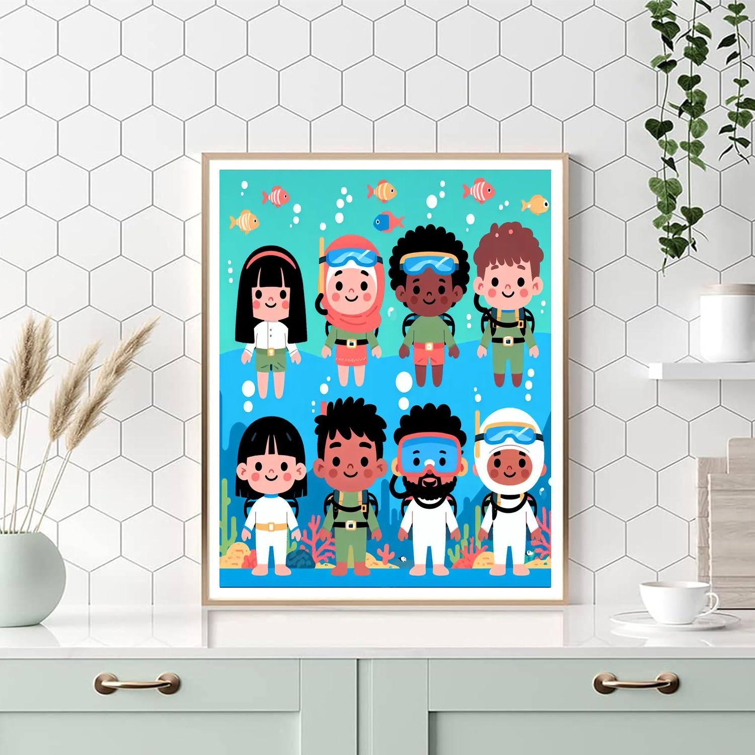 Undersea Explorer Quest Paint By Number