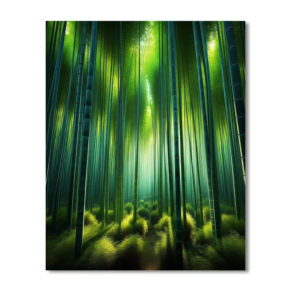 Zen Bamboo Sanctuary - DIY Painting By Numbers Kit – Artistry Rack