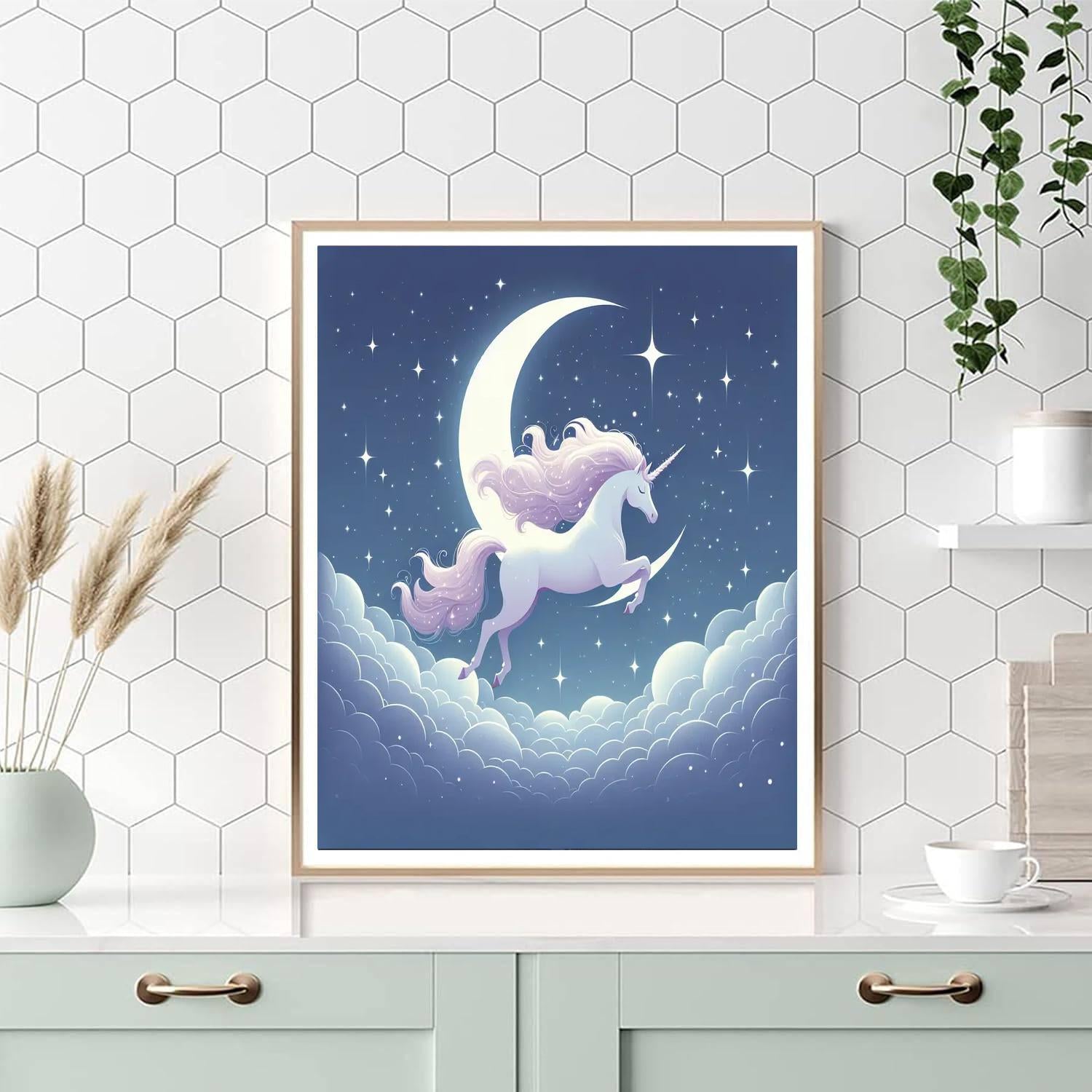 Sweet Dreams Unicorn Journey Painting Number Kit