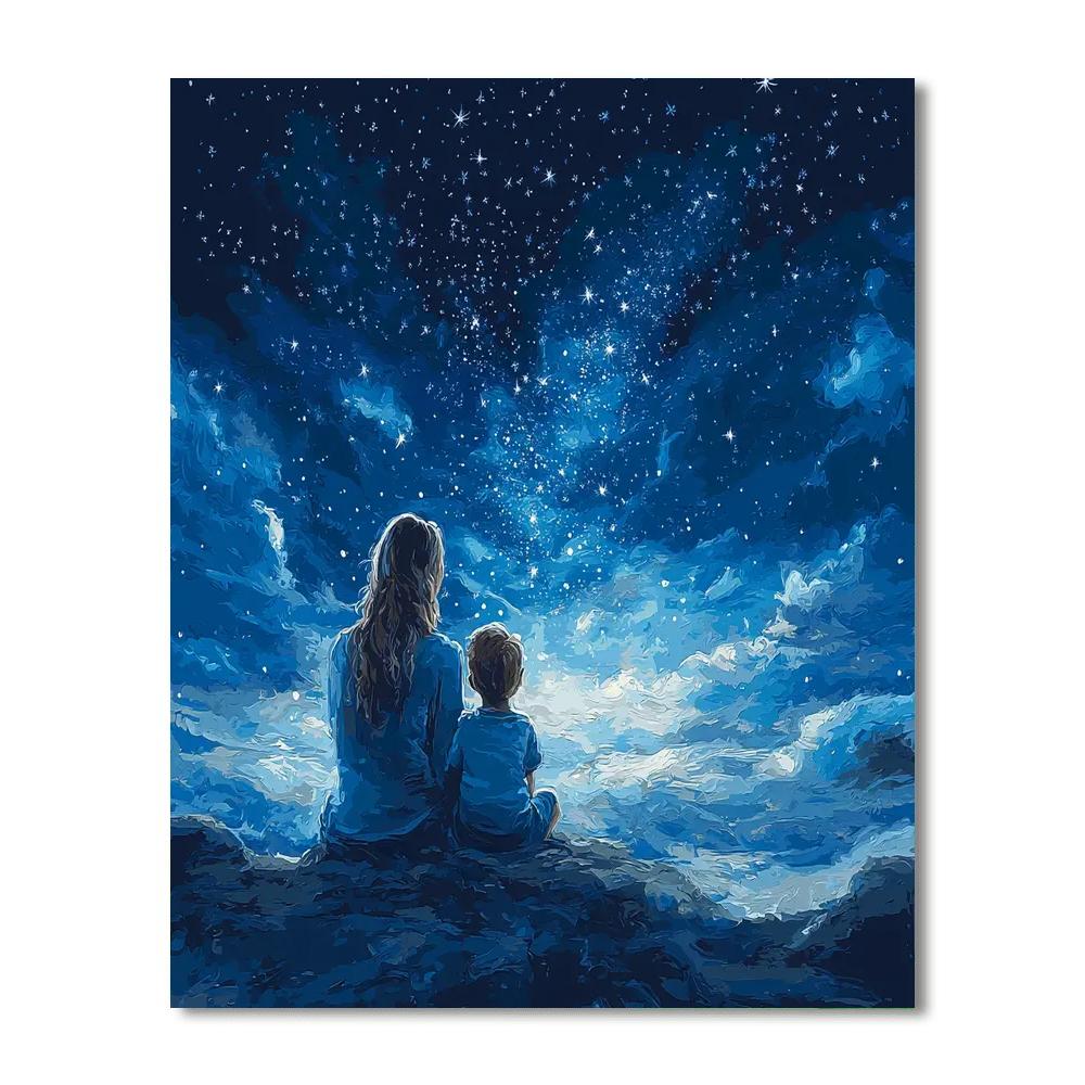 Night Of Shared Dreams Number Painting