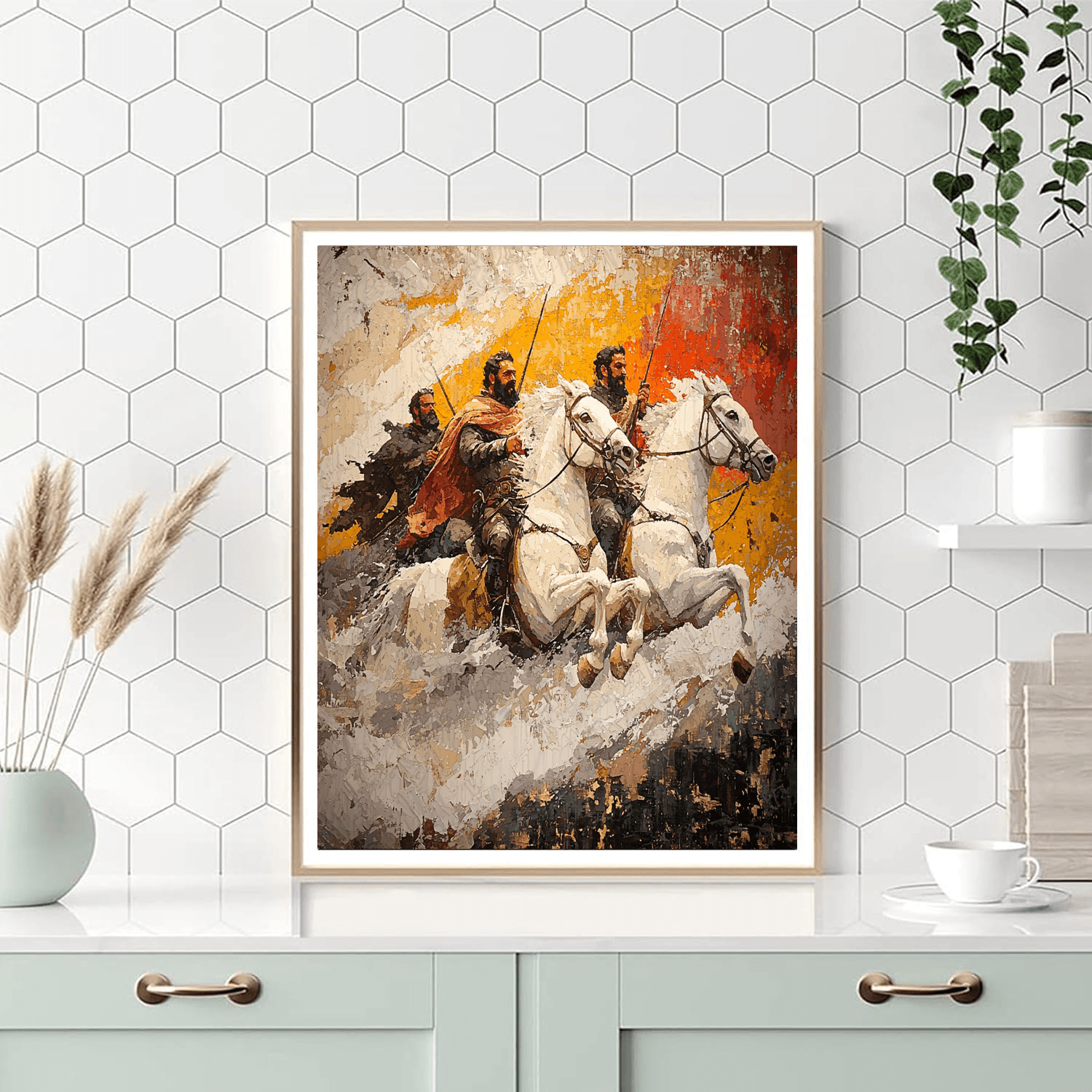 Courbet Inspired Historical Tapestry  Painting By Numbers Kit