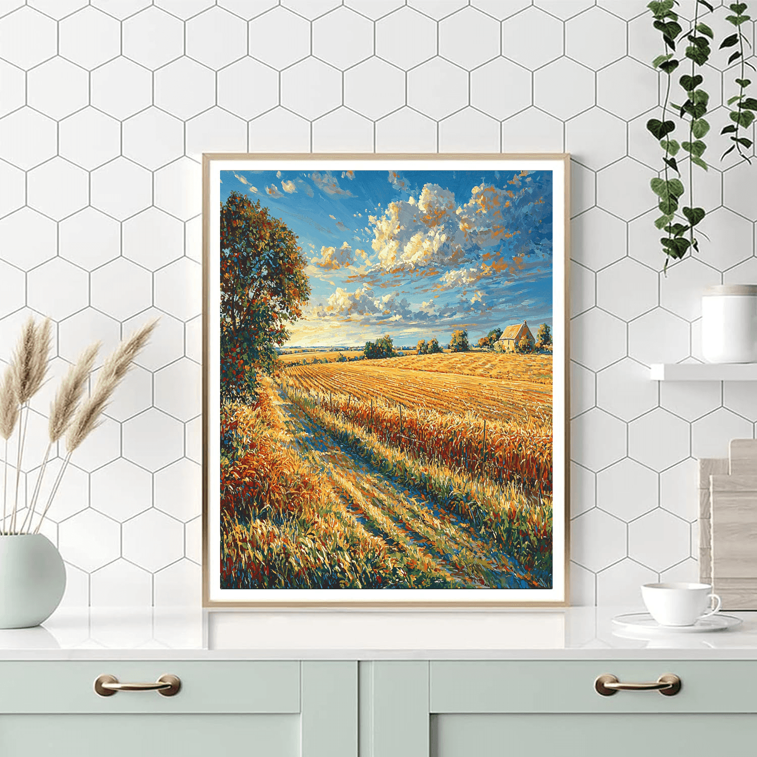 John Constable Inspired Romantic Harvest Symphony  Paint By Numbers Kits