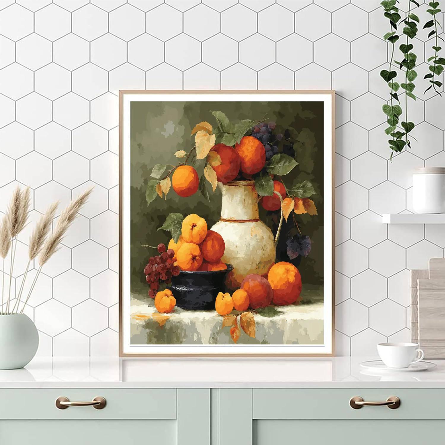 Harvest Joys Number Painting