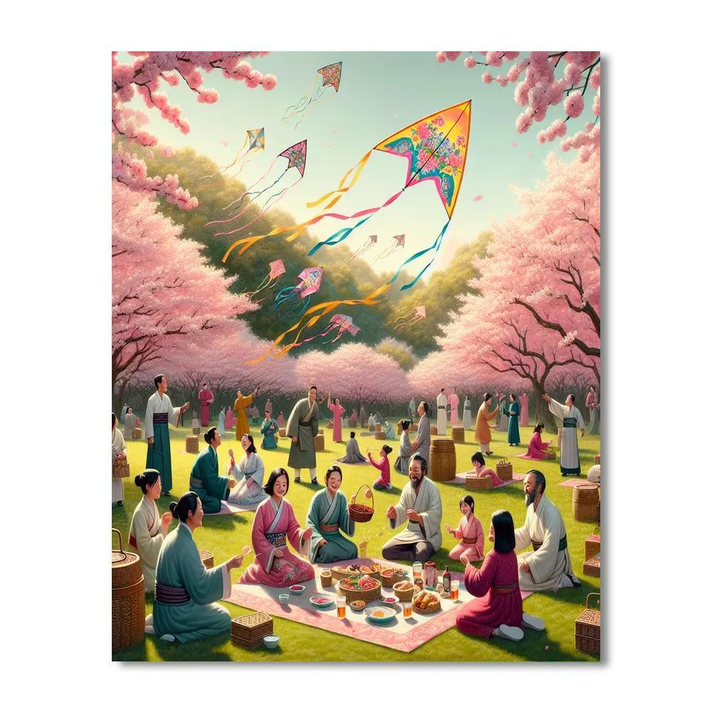 Qingming Festival Painting Number Kit