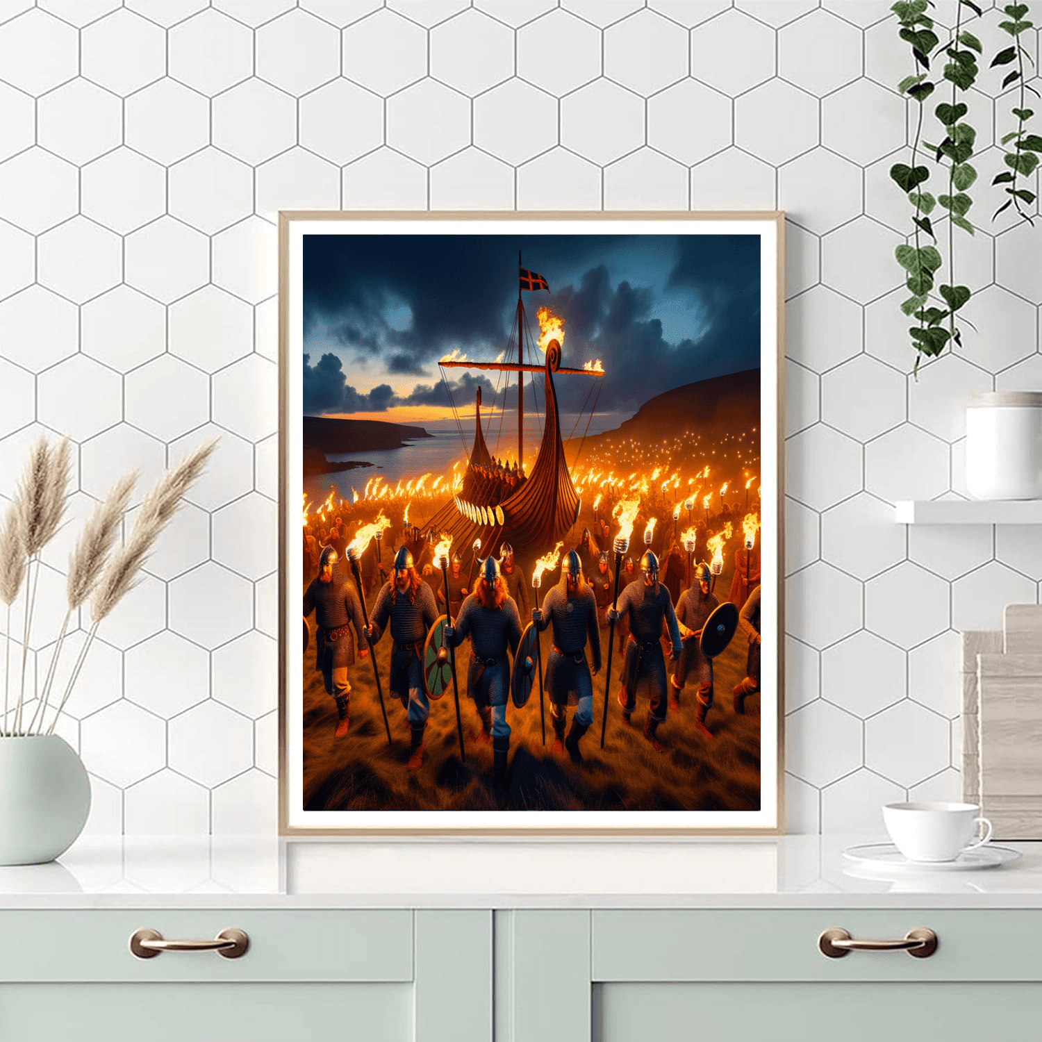 Up Helly Aa Fire Festival - Scotland DIY Paint By Numbers