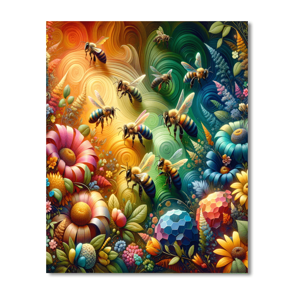 Bee Harmony Paint By Color