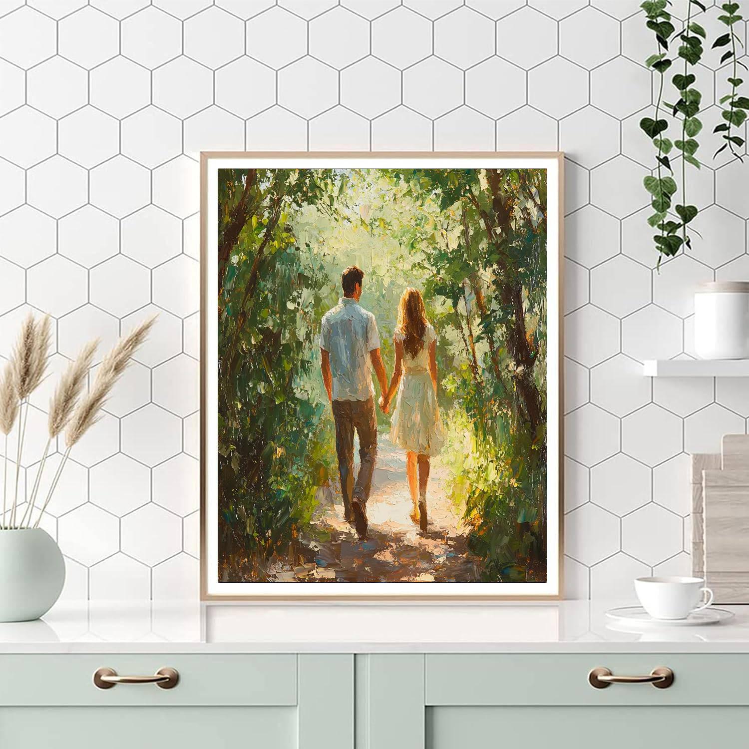 Walking Through Life Together Paint By Number