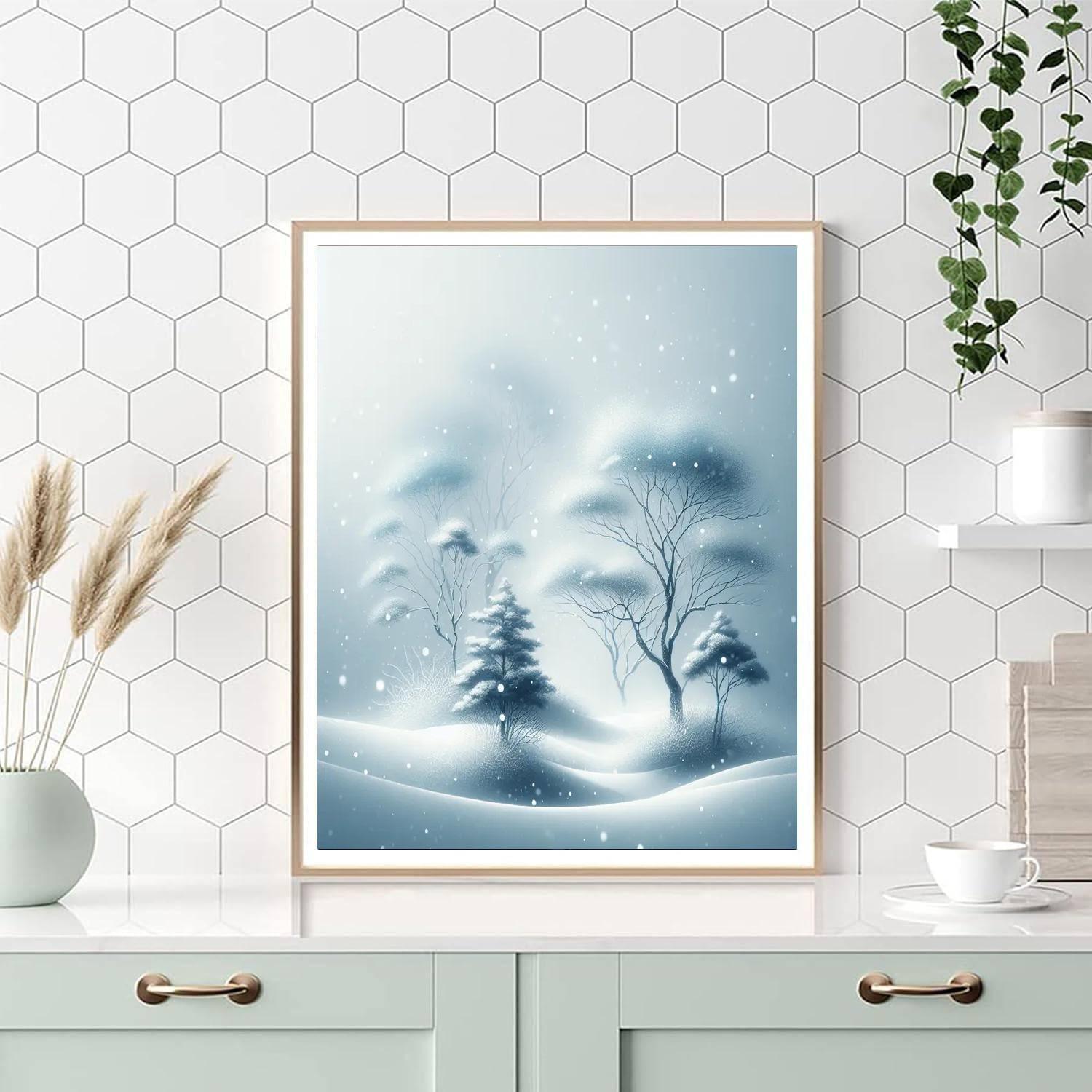 A Winter's Embrace Paint By Number