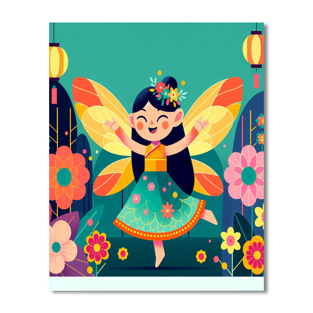 Woodland Fairy Festival DIY Paint By Numbers