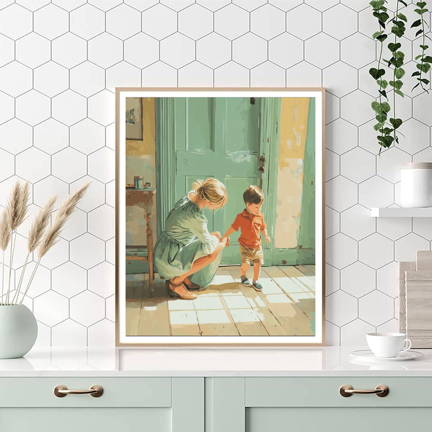 First Steps With Mom DIY Paint By Numbers