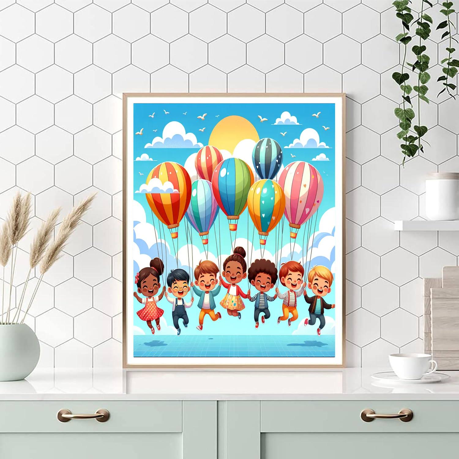 Explorers In The Sky Painting Number Kit