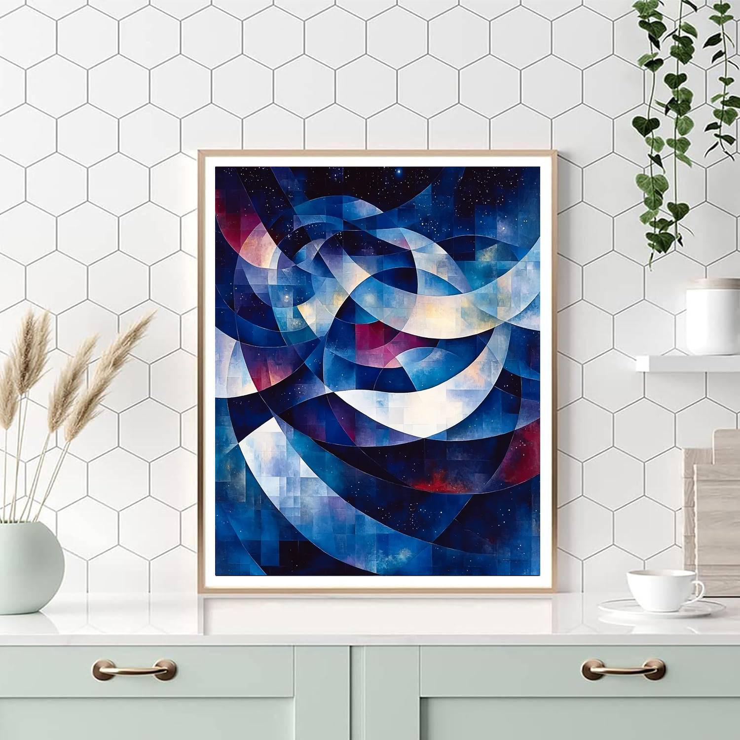 Kazimir Malevich Inspired Celestial Mechanics  Paint By Numbers