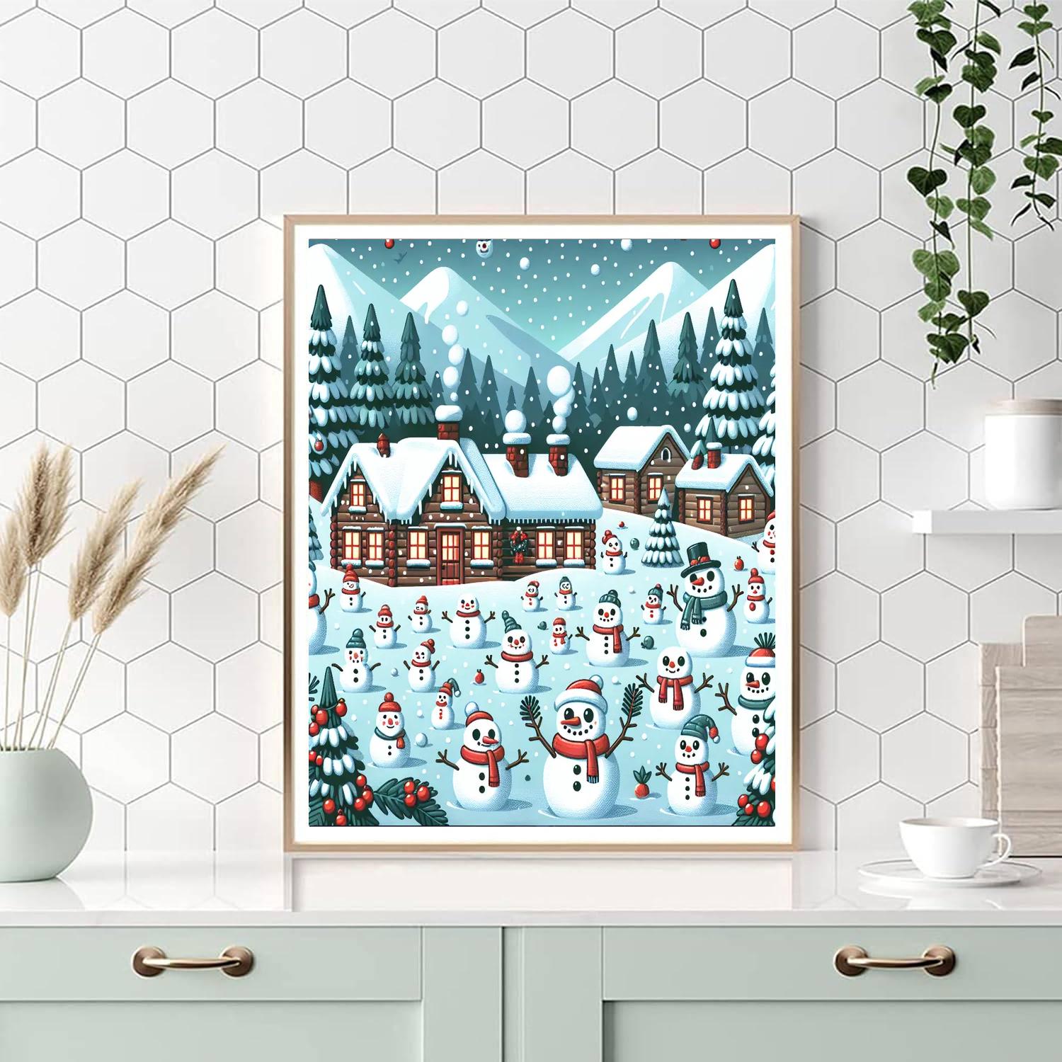Frosty Fables Number Painting