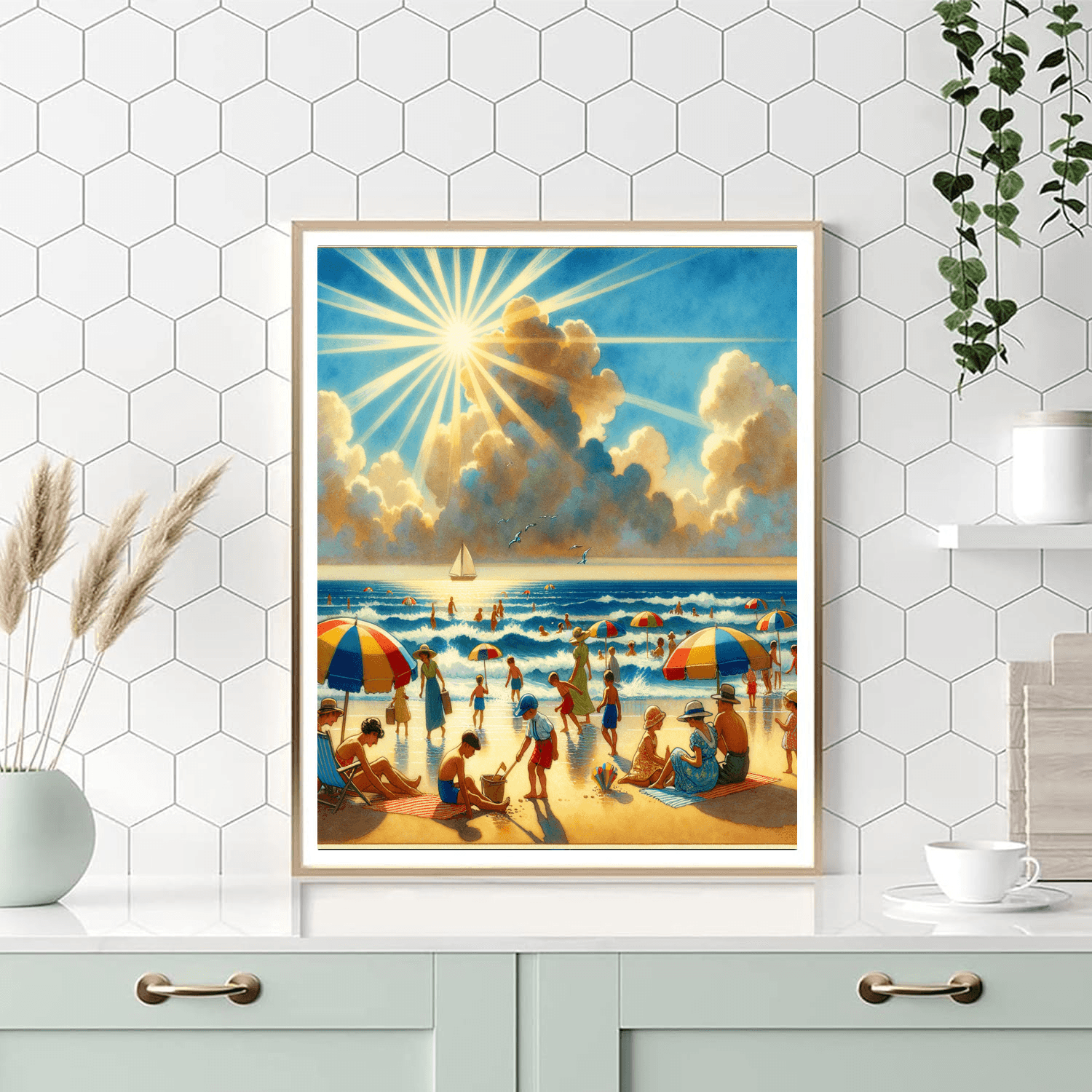 Sunny Beach - DIY Painting By Numbers Kit