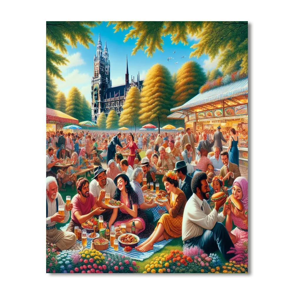 Alfresco Festival - Munich, Germany Paint By Numbers Kits