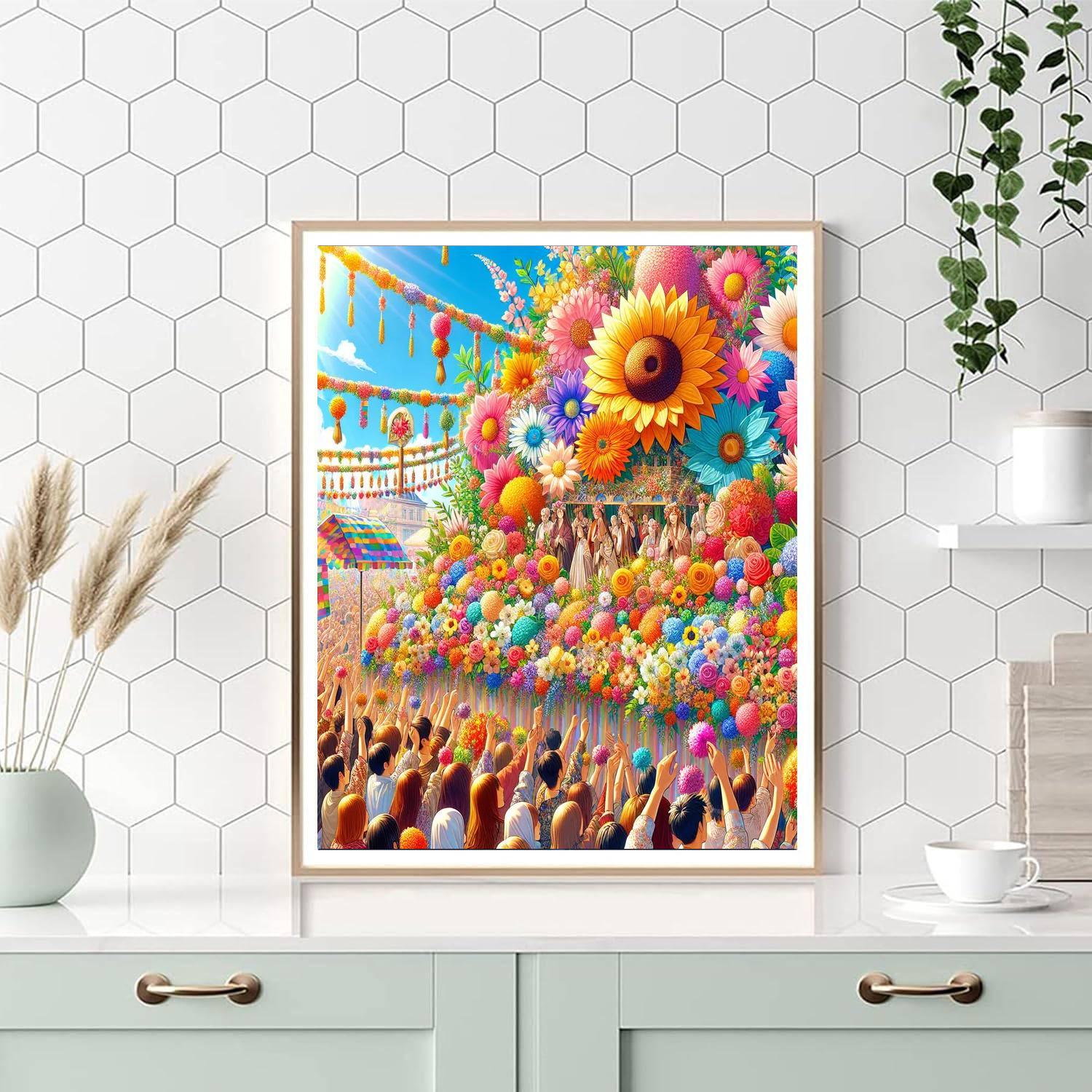 Fabulous Flower Festival Paint By Number