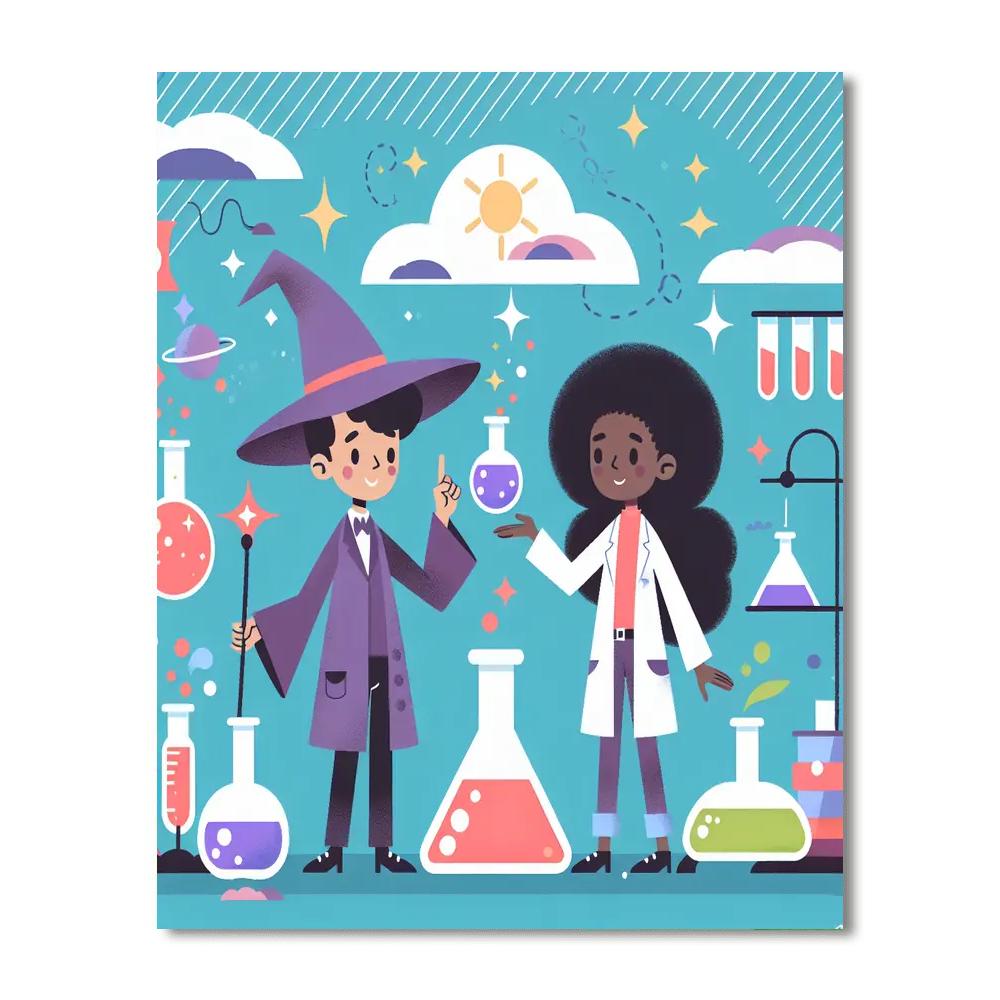 Enchanted Laboratory Painting Number Kit