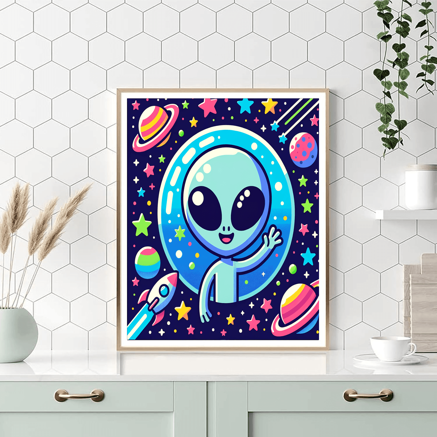 Cosmic Creatures DIY Paint By Numbers