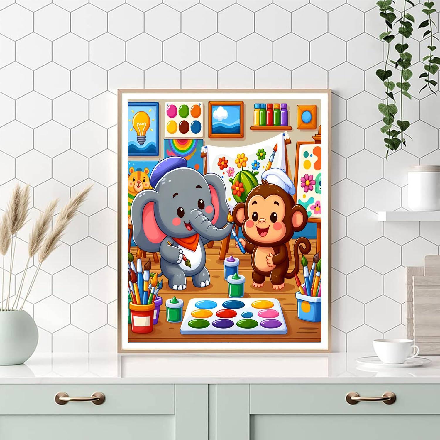 Artful Animals Paint By Numbers Art