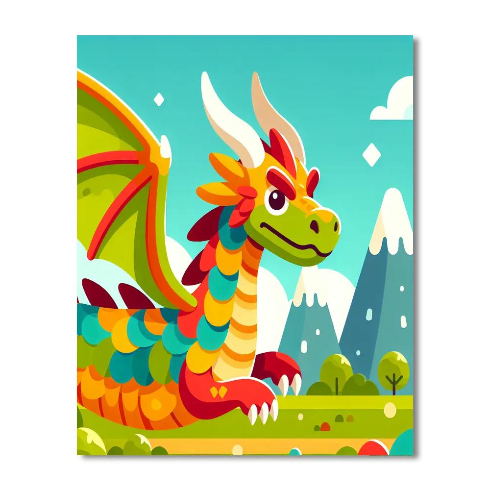 Adventure Dragons Paint By Numbers Art