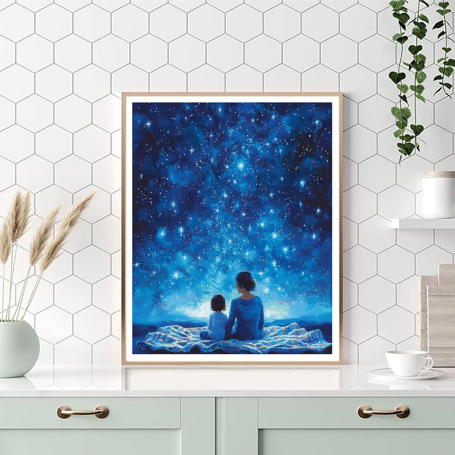 Gentle Guiding Stars Paint By Numbers